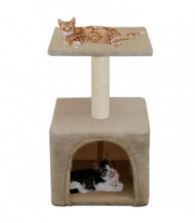 Cat Tree with Sisal Scratching Post 55 cm Beige