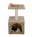 Cat Tree with Sisal Scratching Post 55 cm Beige