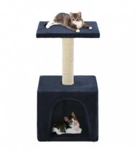 Cat Tree with Sisal Scratching Post 55 cm Dark Blue