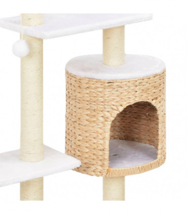 Cat Tree with Sisal Scratching Post Seagrass