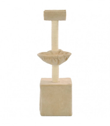 Cat Tree with Sisal Scratching Posts 105 cm Beige