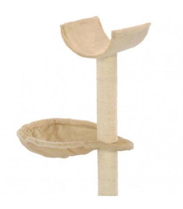 Cat Tree with Sisal Scratching Posts 105 cm Beige