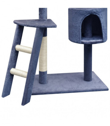 Cat Tree with Sisal Scratching Posts 150 cm Dark Blue