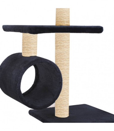 Cat Tree with Sisal Scratching Posts 260 cm Dark Blue