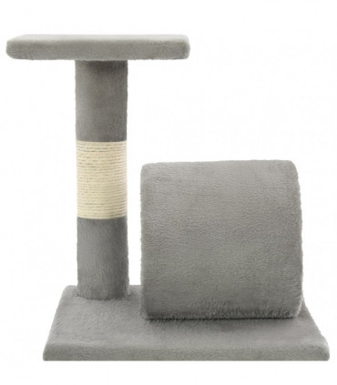 Cat Tree with Sisal Scratching Posts 65 cm Grey