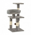 Cat Tree with Sisal Scratching Posts 65 cm Grey