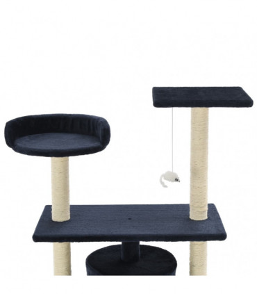 Cat Tree with Sisal Scratching Posts 95 cm Dark Blue