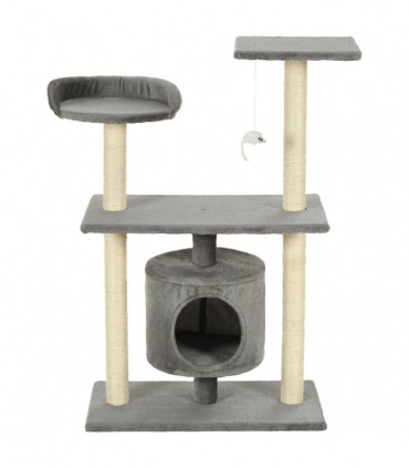 Cat Tree with Sisal Scratching Posts 95 cm Grey