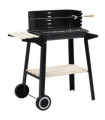 Charcoal BBQ Stand with Wheels