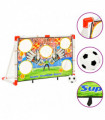 Children Football Goal Set with Goal Wall 120x51x77.5 cm