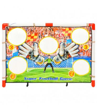 Children Football Goal Set with Goal Wall 120x51x77.5 cm