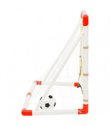 Children Football Goal Set with Goal Wall 120x51x77.5 cm