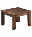 Coffee Table 50x50x35 cm Solid Mango Wood