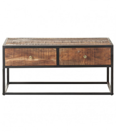 Coffee Table 90x50x40 cm Rough Acacia Wood