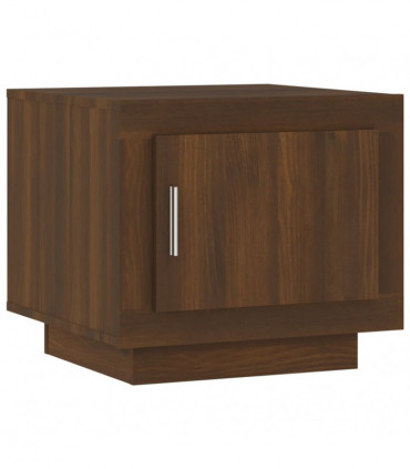 Coffee Table Brown Oak 51x50x45 cm Engineered Wood