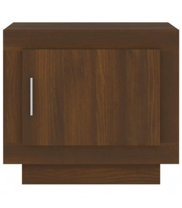 Coffee Table Brown Oak 51x50x45 cm Engineered Wood