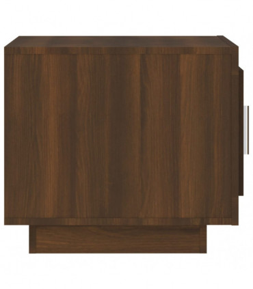 Coffee Table Brown Oak 51x50x45 cm Engineered Wood