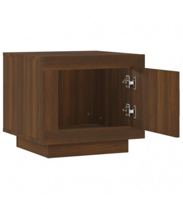 Coffee Table Brown Oak 51x50x45 cm Engineered Wood