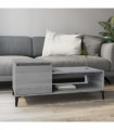 Coffee Table Grey Sonoma 100x50x45 cm Engineered Wood