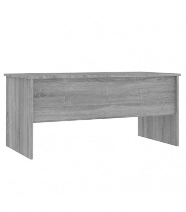 Coffee Table Grey Sonoma 102x50.5x46.5 cm Engineered Wood