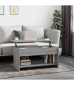 Coffee Table Grey Sonoma 102x50x52.5 cm Engineered Wood