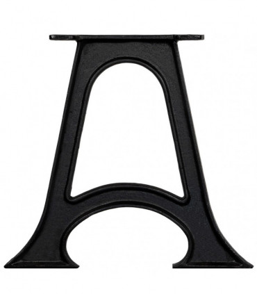 Coffee Table Legs 2 pcs with Arched Base A-Frame Cast Iron