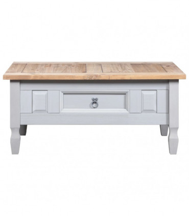 Coffee Table Mexican Pine Corona Range Grey 100x60x45 cm