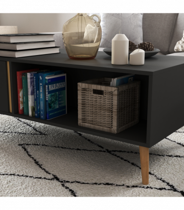 Coffee Table Modern Centre Table with Storage Rectangular Side Table