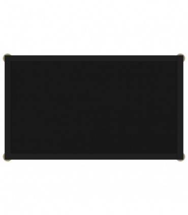 Console Table Black 60x35x75 cm Tempered Glass