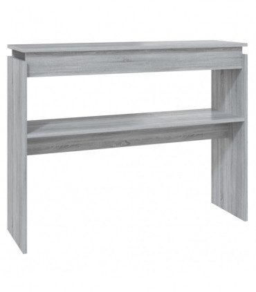 Console Table Grey Sonoma 102x30x80 cm Engineered Wood