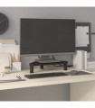 Corner Monitor Stand Black 49x28x10.5 cm