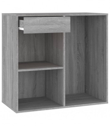 Cosmetic Cabinet Grey Sonoma 80x40x75 cm Engineered Wood