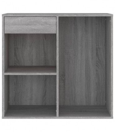 Cosmetic Cabinet Grey Sonoma 80x40x75 cm Engineered Wood