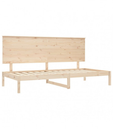 Day Bed 80x200 cm Solid Wood Pine