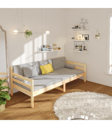 Day Bed 80x200 cm Solid Wood Pine