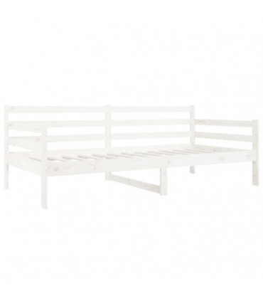 Day Bed White 80x200 cm Solid Wood Pine