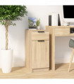 Desk Cabinet Sonoma Oak 33.5x50x75 cm Engineered Wood