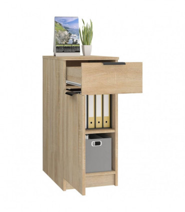 Desk Cabinet Sonoma Oak 33.5x50x75 cm Engineered Wood