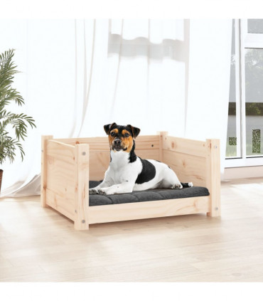 Dog Bed 55.5x45.5x28 cm Solid Pine Wood