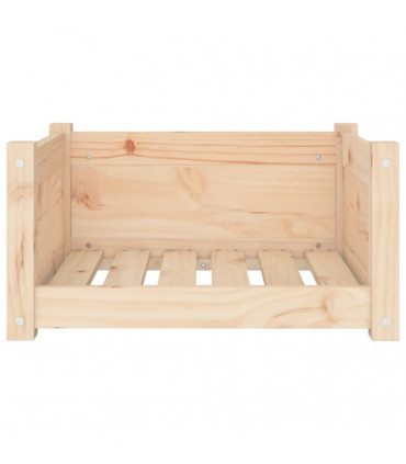 Dog Bed 55.5x45.5x28 cm Solid Pine Wood