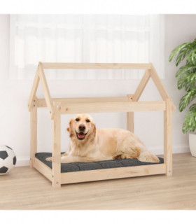 Dog Bed 81x60x70 cm Solid Wood Pine