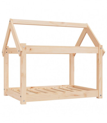 Dog Bed 81x60x70 cm Solid Wood Pine