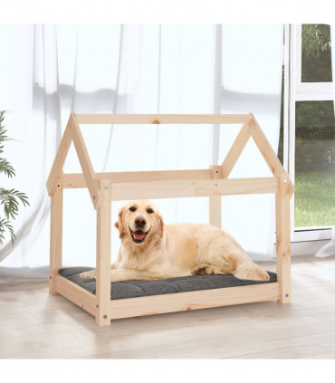 Dog Bed 81x60x70 cm Solid Wood Pine