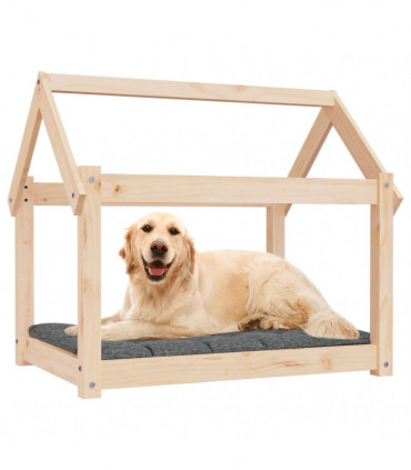 Dog Bed 81x60x70 cm Solid Wood Pine