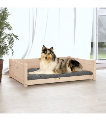 Dog Bed 95.5x65.5x28 cm Solid Pine Wood