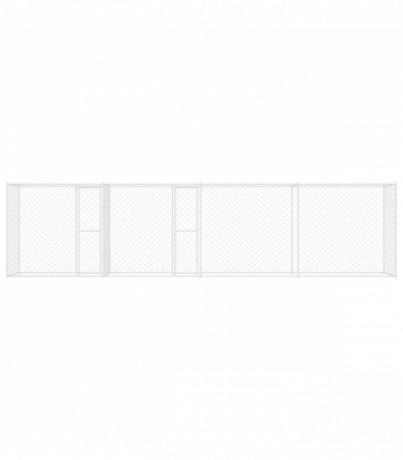 Dog Cage Silver 600 x 200 x 200 cm Galvanised Steel