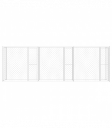 Dog Cage Silver 600 x 200 x 200 cm Galvanised Steel