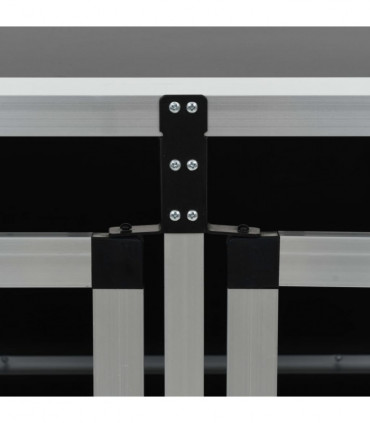 Dog Cage with Double Door 89x69x50 cm