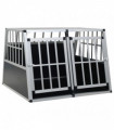 Dog Cage with Double Door 94x88x69 cm