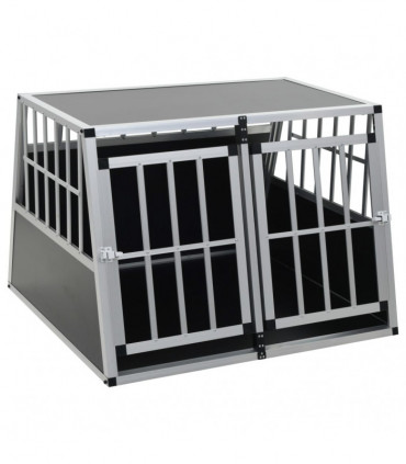 Dog Cage with Double Door 94x88x69 cm